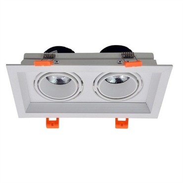 Đèn âm trần 2 bóng 2x12W ELV802F