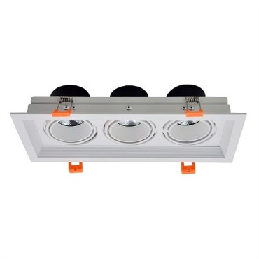 Đèn âm trần 3 bóng 3x7W ELV803F