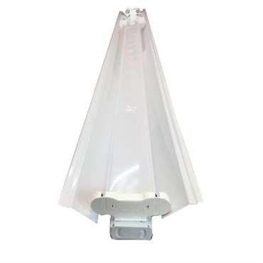 Máng đèn chóa phản quang sơn tĩnh điện lắp 2 bóng LED T8