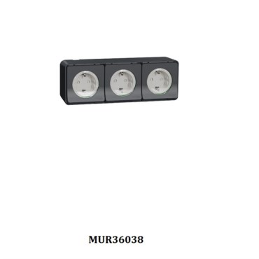 Ổ cắm Schneider - Ổ cắm ba 16A 2P+E MUR36038